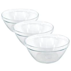 Gerim Saladeschaal Pompei - Glas - 2.5 Liter - 23 Cm -Beroemde Servies Winkel 1000034351 0103