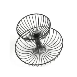 Zeller Fruitschaal - Metaal - 2-laags - Zwart - 32 Cm 6 Zeller Fruitschaal - Metaal - 2-laags - Zwart - 32 Cm -Beroemde Servies Winkel 1000037726 0101