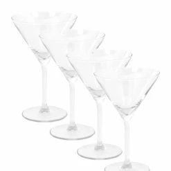 Merkloos Cocktailglazen - 4 Stuks - Glas - 260 Ml
