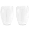 Merkloos Koffieglazen - 2 Stuks - Dubbelwandig - Glas - 350 Ml -Beroemde Servies Winkel 1000039440