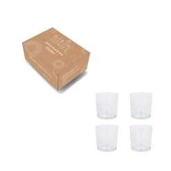 Orange85 Drinkglazen Pinta Rond 360 Ml Set Van 4 -Beroemde Servies Winkel 1000040046 0111