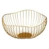 Cepewa Fruitmand - Goud - Metaal - Rond - 25 X 12 Cm -Beroemde Servies Winkel 1000042682