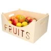 Cosy & Trendy Fruitmand - Hout - Rechthoek - 40 X 30 Cm -Beroemde Servies Winkel 1000042686