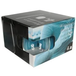 Merkloos Drinkglazen - 4 Stuks - Glas - 350 Ml -Beroemde Servies Winkel 1000043185 0101