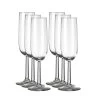 Champagneglazen Bouquet - 6 Stuks - Glas - 230 Ml -Beroemde Servies Winkel 1000043987