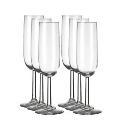 Champagneglazen Bouquet - 6 Stuks - Glas - 230 Ml
