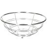 Arte R Fruitschaal - Metaal - Chrome - Rond - 28 X 11 Cm -Beroemde Servies Winkel 1000048260