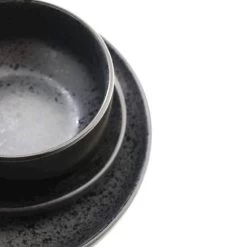 Orange85 Ontbijtbord Zwart 2 Stuks Aardewerk 18 Cm -Beroemde Servies Winkel 1000049526 0110