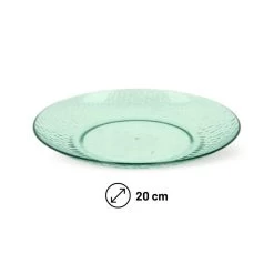 Orange85 Borden Set Van 6 Stuks Groen Transparant Plastic Kunststof -Beroemde Servies Winkel 1000049527 0110