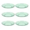 Orange85 Borden Set Van 6 Stuks Groen Transparant Plastic Kunststof