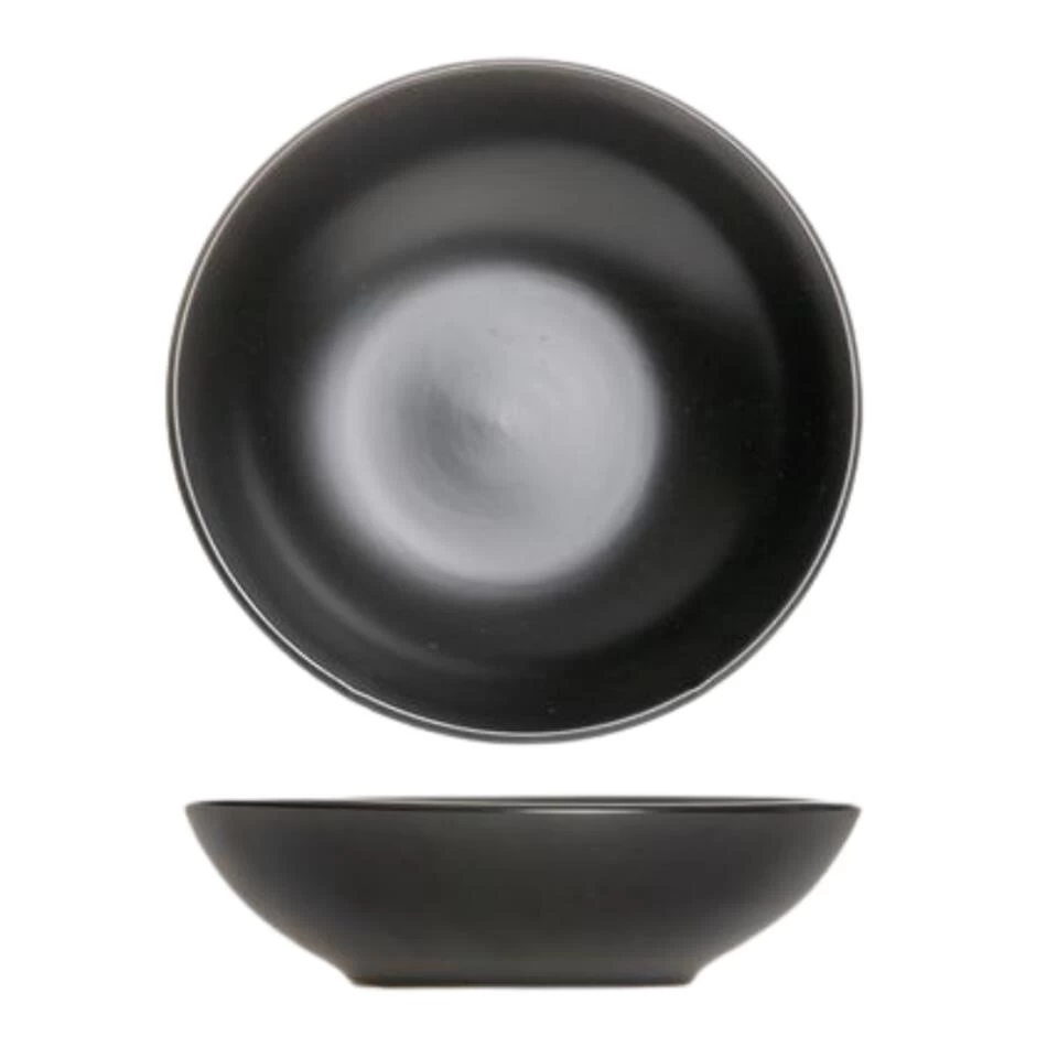 Orange85 Bord 6 Stuks Diep - Soepborden - Zwart Mat Diameter 20,5cm Aardewerk 4 Orange85 Bord 6 Stuks Diep - Soepborden - Zwart Mat Diameter 20,5cm Aardewerk - Afbeelding 2