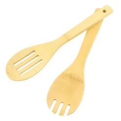 Orange85 Slakom Saladeschaal Met Slacouvert Zwart Set Bamboe 21 Cm Met -Beroemde Servies Winkel 1000049534 0111