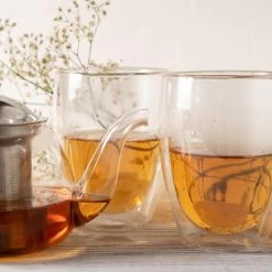 Orange85 Dubbelwandige Koffieglazen Theeglazen Set 6 Stuks Doorzichtig 180ml -Beroemde Servies Winkel 1000049557 0101