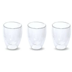 Orange85 Dubbelwandige Koffieglazen Theeglazen Set 6 Stuks Doorzichtig 180ml -Beroemde Servies Winkel 1000049557 0110