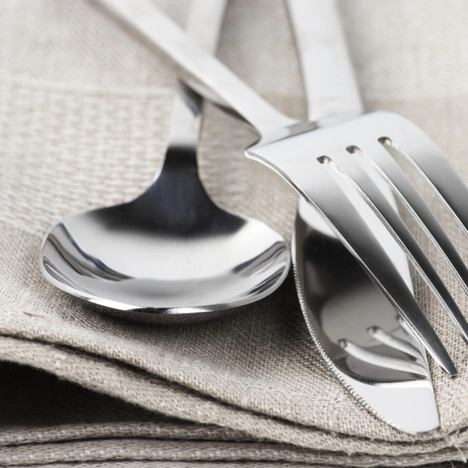 Orange85 Bestekset 16-delig RVS Zilver 4 Personen Vork Mes Lepel Dessertlepel 5 Orange85 Bestekset 16-delig RVS Zilver 4 Personen Vork Mes Lepel Dessertlepel - Afbeelding 3