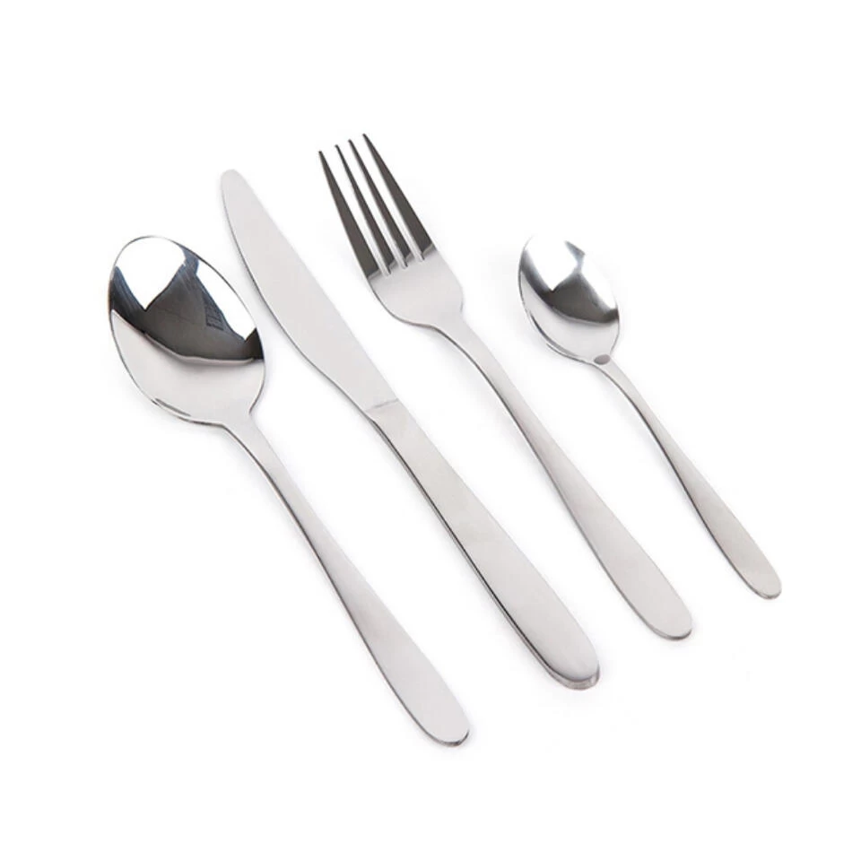 Orange85 Bestekset 16-delig RVS Zilver 4 Personen Vork Mes Lepel Dessertlepel 3 Orange85 Bestekset 16-delig RVS Zilver 4 Personen Vork Mes Lepel Dessertlepel