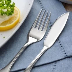 Orange85 RVS Vismes 6 Stuks 20.5 Cm Viscouvert -Beroemde Servies Winkel 1000049587 0110