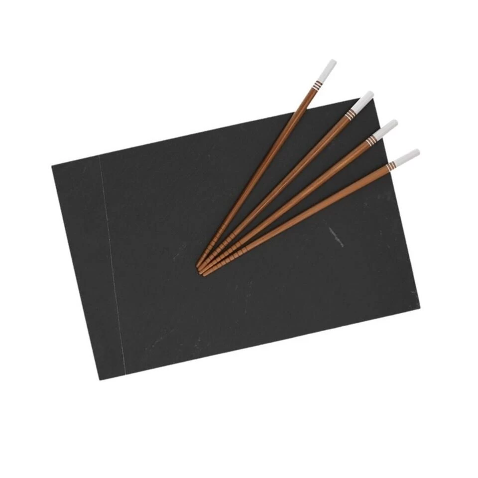 Cosy & Trendy Serveerplank - Wit - Leisteen - Sushi Snijplank Met 4 Eetstokjes 3 Cosy & Trendy Serveerplank - Wit - Leisteen - Sushi Snijplank Met 4 Eetstokjes