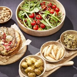 Mica Decorations Tomar Schaal - H6 X Ø26 Cm - Mangohout - Lichtbruin -Beroemde Servies Winkel 1000058460 0111