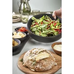 Mica Decorations Tomar Schaal - H6 X Ø26 Cm - Mangohout - Zwart 9 Mica Decorations Tomar Schaal - H6 X Ø26 Cm - Mangohout - Zwart -Beroemde Servies Winkel 1000058461 0111