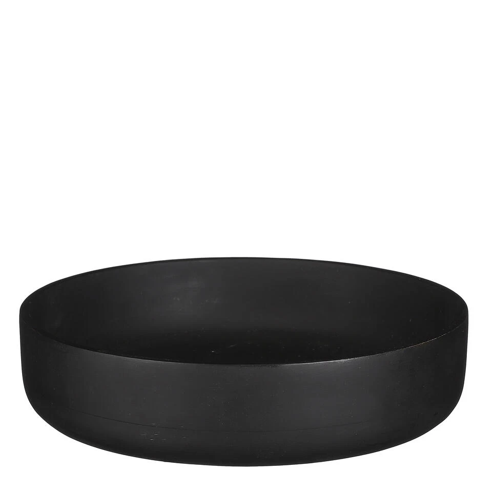 Mica Decorations Tomar Schaal - H6 X Ø26 Cm - Mangohout - Zwart 3 Mica Decorations Tomar Schaal - H6 X Ø26 Cm - Mangohout - Zwart