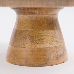 Mica Decorations Tallo Taartplateau - H10 X Ø30 Cm - Lichtbruin -Beroemde Servies Winkel 1000058463 0110