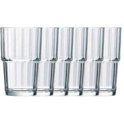Arcoroc Longdrinkglazen Norvege - 6 Stuks - Glas - 270 Ml