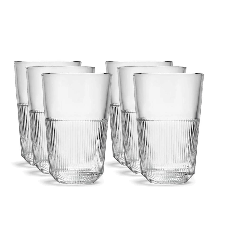 Royal Leerdam Longdrinkglazen Rayo - 6 Stuks - Glas - 360 Ml 3 Royal Leerdam Longdrinkglazen Rayo - 6 Stuks - Glas - 360 Ml
