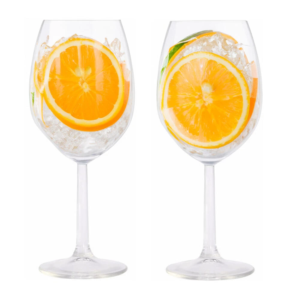 Merkloos Wijnglazen - 4 Stuks - Witte Wijn - Glas - 430 Ml 3 Merkloos Wijnglazen - 4 Stuks - Witte Wijn - Glas - 430 Ml