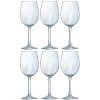 Arcoroc Wijnglazen Dolce Vina - 6 Stuks - Rode Wijn - Glas - 360 Ml -Beroemde Servies Winkel 1000062087