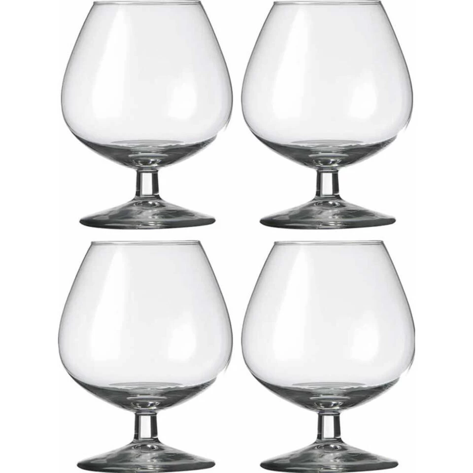 Cognac Glazen - 4 Stuks - Groot - Glas - 800 Ml 3 Cognac Glazen - 4 Stuks - Groot - Glas - 800 Ml