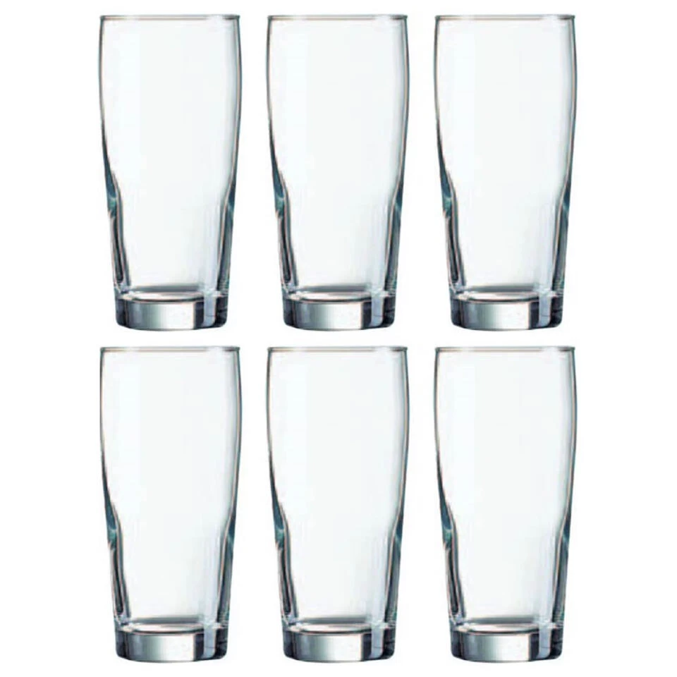 Arcoroc Bierglazen - 12 Stuks - Fluitjes - Glas - 330 Ml 3 Arcoroc Bierglazen - 12 Stuks - Fluitjes - Glas - 330 Ml