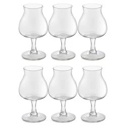 Royal Leerdam Bierglazen Lund - 6 Stuks - 260 Ml -Beroemde Servies Winkel 1000062142 0101