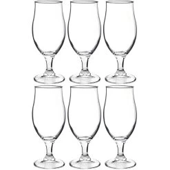 Bormioli Rocco Bierglazen - 6 Stuks - Speciaalbier Glazen - 375 Ml