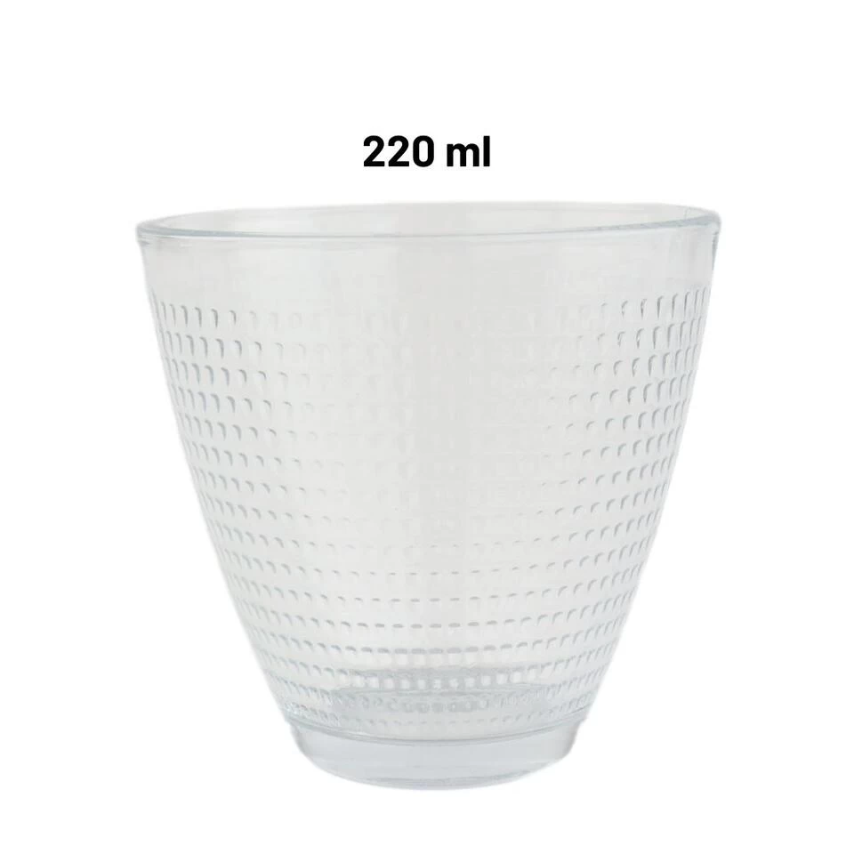 Orange85 Drinkglazen Waterglazen 6 Stuks Transparant 220ml 4 Orange85 Drinkglazen Waterglazen 6 Stuks Transparant 220ml - Afbeelding 2