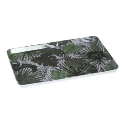 5Five - Dienblad - Jungle Print - Wit Groen 45 X 30 Cm