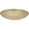 Merkloos Decoratie Schaal/fruitschaal - Glas Rond - Goud - D40 X H7 Cm -Beroemde Servies Winkel 1000066540