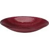 Merkloos Decoratie Schaal/fruitschaal - Glas Rond - Rood - D40 X H7 Cm -Beroemde Servies Winkel 1000066542
