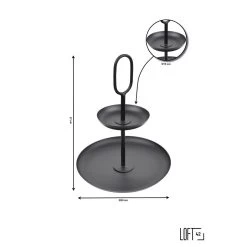 LOFT42 Paris Etagère – Metaal – 2 Laags -Beroemde Servies Winkel 1000068720 0102