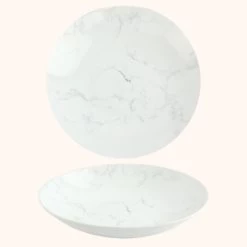 OTIX Diepe Borden Marmer 6 Stuks Pastaborden Soepborden 20 Cm Aardewerk 8 OTIX Diepe Borden Marmer 6 Stuks Pastaborden Soepborden 20 Cm Aardewerk -Beroemde Servies Winkel 1000068737 0110