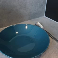 OTIX Diepe Borden Blauw Pastaborden Soepborden 6 Stuks 20cm Aardewerk -Beroemde Servies Winkel 1000068739 0111