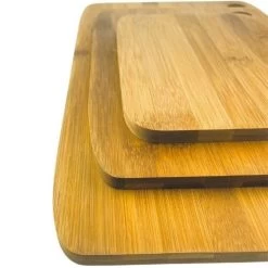 Orange85 Snijplanken Hakbord Set Van 3 Verschillende Maten Bruin Bamboe -Beroemde Servies Winkel 1000068744 0101