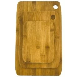 Orange85 Snijplanken Hakbord Set Van 3 Verschillende Maten Bruin Bamboe -Beroemde Servies Winkel 1000068744 0110