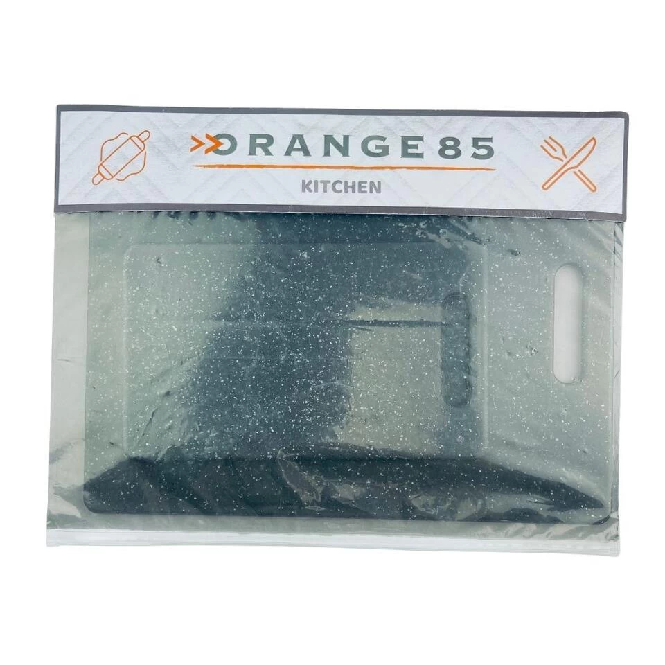 Orange85 Snijplankenset Hakbord 2 Stuks Zwart 25x15x0.8 Cm Steenlook 5 Orange85 Snijplankenset Hakbord 2 Stuks Zwart 25x15x0.8 Cm Steenlook - Afbeelding 3