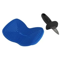 Orange85 Oestermes Met Siliconen Hulpmiddel Zwart En Blauw Oesters Openen -Beroemde Servies Winkel 1000069721 0110