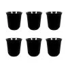 Krumble Espressokopjes Staal Set Van 6 - Zwart -Beroemde Servies Winkel 1000071215