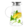 Krumble Karaf Met Filter, Handvat En Aluminium Deksel - 1,2 L - Glas -Beroemde Servies Winkel 1000071528