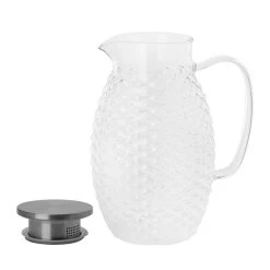 Krumble Karaf Schubbenpatroon Met Filter, Handvat En Aluminium Deksel - 1,5 L -Beroemde Servies Winkel 1000071533 0102