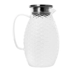 Krumble Karaf Schubbenpatroon Met Filter, Handvat En Aluminium Deksel - 1,5 L -Beroemde Servies Winkel 1000071533 0103