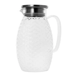 Krumble Karaf Schubbenpatroon Met Filter, Handvat En Aluminium Deksel - 1,5 L